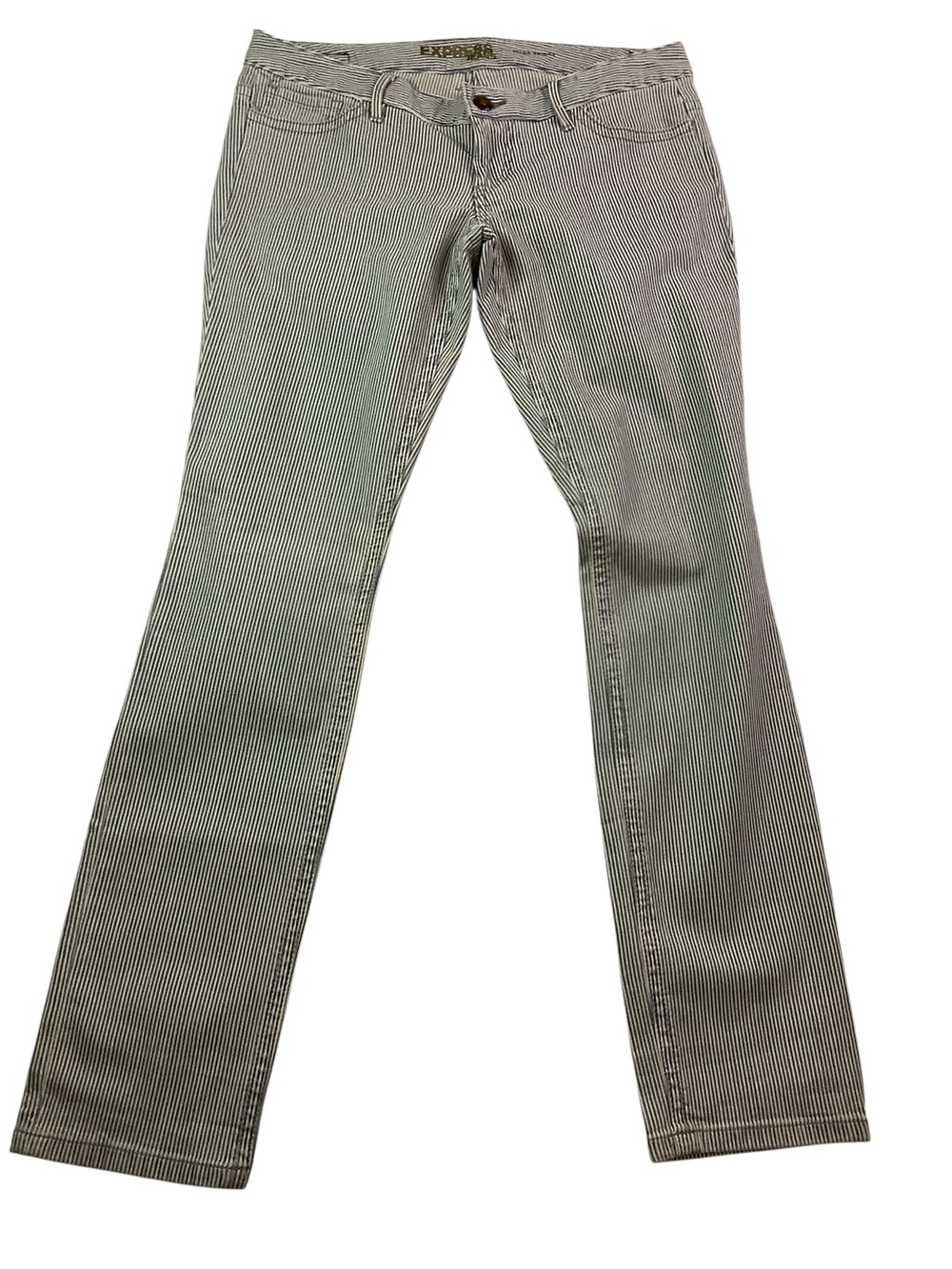 Express Jeans Zelda Skinny Pinstripe Jeans Size 10